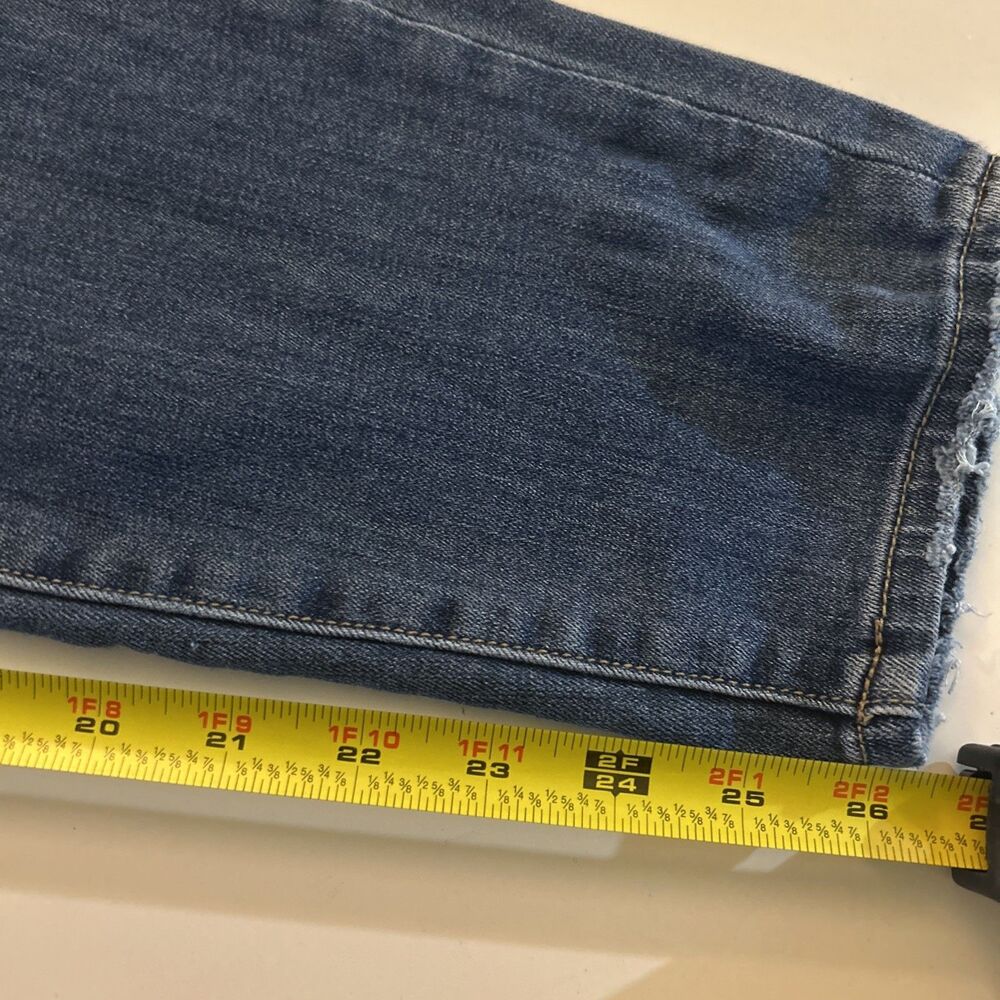 Sundance Womens Jeans Primrose Mid Rise Crop Boho Distressed Blue 29 Flawed - Picture 15 of 16